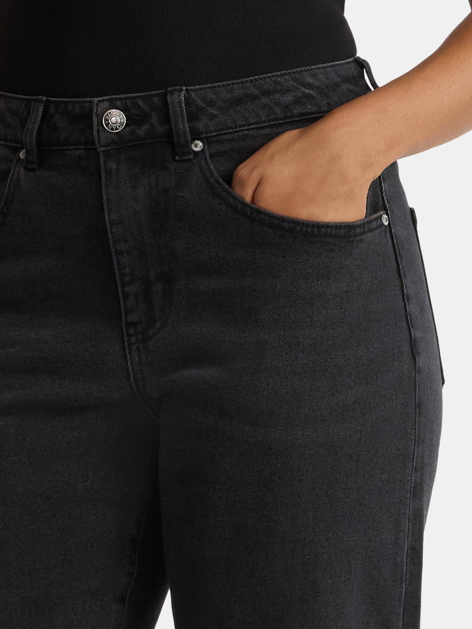Madden NYC Women's Barrel Jeans, 28" Inseam, Sizes 00-18