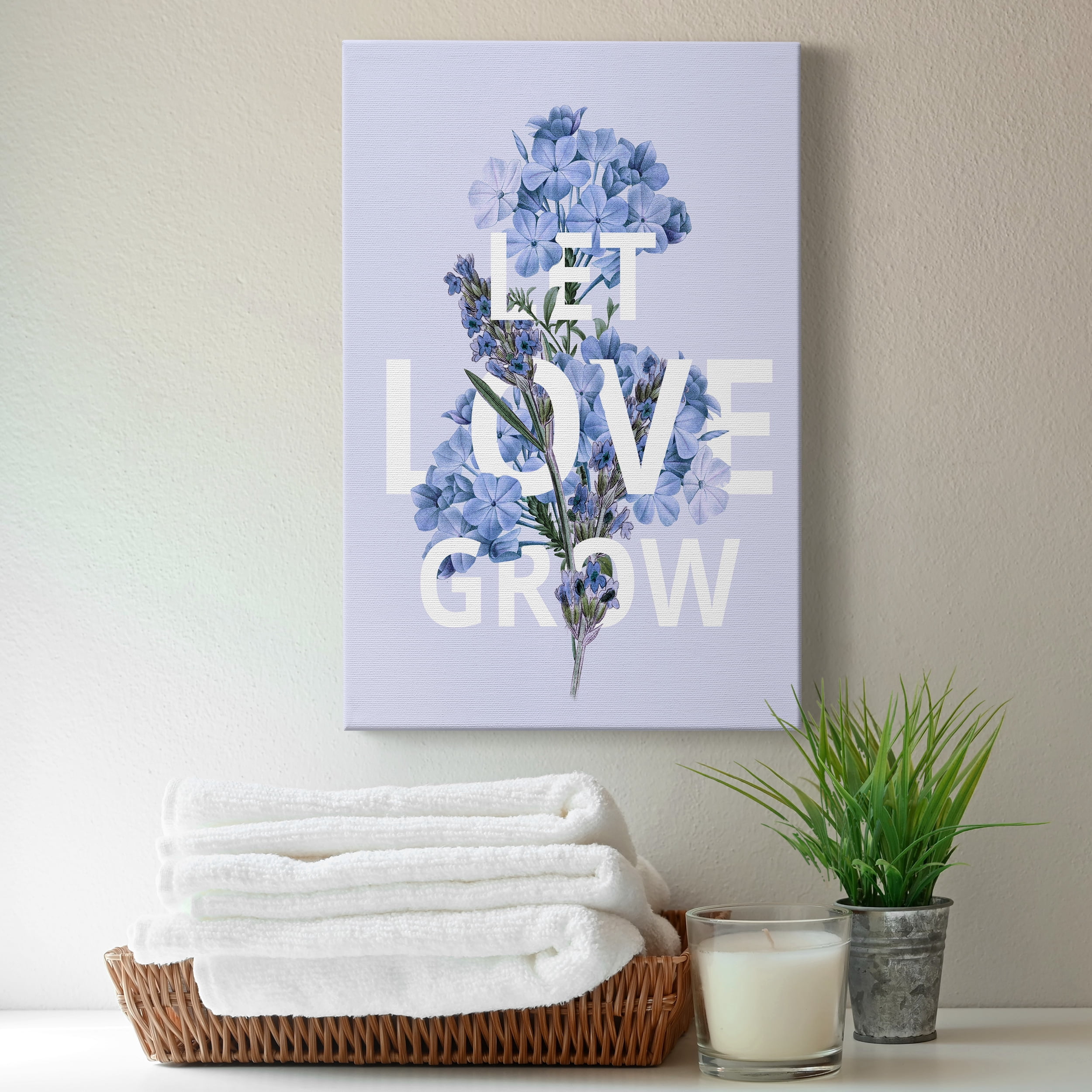 Let Love Grow Premium Gallery Wrapped Canvas - Ready to Hang - 18 x 27