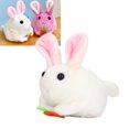 thumbnail image 3 of Peluche Lapin Horloge Jouet Queue Secouer Rotation Poupée Mignonne Peluche Jouet Pâques Bébé Jouets Cadeau pour les Enfants, 3 of 8