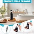 thumbnail image 4 of Botellas de plástico con bomba Croblissful, 250 ml, recargables, 32 unidades, 4 of 6