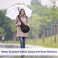 thumbnail image 3 of AUTOWT Dog Carrier Sling, Thick Padded Adjustable Shoulder Strap Dog Carriers for Small Dogs, Puppy Carrier Purse for Pet Cat with Front Zipper Pocket Safety Belt, 3 of 8