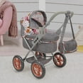 thumbnail image 6 of 509 Crew: Melange Flora - Amanda Doll Pram - Matching Handbag, Doll Accessory, Adjustable Handle, Removable Bassinet, Foldable Design, Kid Toy, Age 3+, 6 of 6