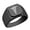 Black, variant on Medical Symbol Stainless Steel Signet Ring