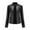 Black, variant on Lcziwo Leather Jacket Women Plus Size Long Sleeve Solid Color Jackets Lapel Zip Up Casual Coats Open Front Biker Moto Cardigan Outerwear 2025 Black,XXXL