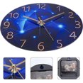 thumbnail image 2 of Reloj de pared de cuarzo silencioso moderno de 30 cm que funciona con pilas, para dormitorio, hogar, cocina, dormitorio, oficina, escuela, 2 of 5