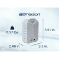 thumbnail image 3 of Emerson EAP-1000 6-Outlet + 2-USB Wall Charger, 3 of 12
