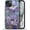 Abstract Lotus Flower Stained Glass, variant on Case for iPhone 15, Shockproof Hard Shell + Soft Silicone 2 in 1 Hybrid, Shockproof Bumper Drop Protective - Abstract Lotus Flower Stained Glass