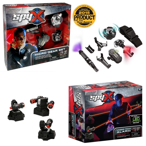 SpyX / Micro Gear Set + Lazer Trap Alarm 4 MustHave Spy Tools