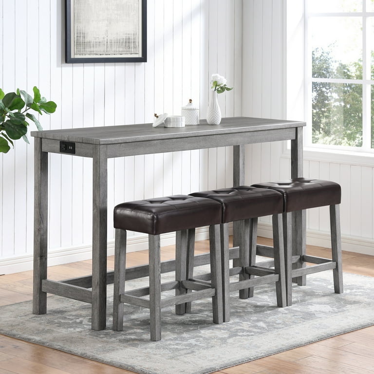 Bar height game 2024 table and chairs