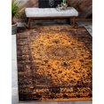 thumbnail image 1 of Unique Loom 3134856 4 x 6 ft. Imperial Sultan Rectangular Rug, Orange, 1 of 2