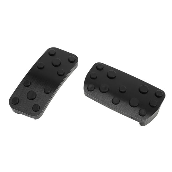 Unique Bargains 2 Pcs Automatic Foot Pedal Pads Foot Accelerator Pedal Covers for Subaru Forester 2006-2018 Stainless Steel Black