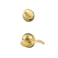 thumbnail image 2 of Schlage F59 AVA 609 LH Avanti Interior Left-Handed Lever with Deadbolt, Antique Brass (Interior Half Only), 2 of 7