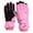 Hot Pink, variant on Staki Ski Gloves Snow Gloves Waterproof Winter Warm Cold Weather Touchscreen Gloves for Kids Skiing(Pink,8-12 Years)