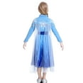 thumbnail image 2 of HAWEE Elsa Frozen 2 Deluxe Girls' Halloween Costume Party Dresses Prom Ball Gown, 2 of 3