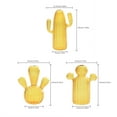 thumbnail image 3 of CIYISON Cactus Glass Vase Small Flower Vase Terrariums Flower Arrangement Flowerpots Livingooms, 3 of 20