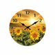 thumbnail image 1 of predolo Reloj de Pared de Girasol Movimiento Silencioso Reloj de Pared con Girasoles para Dormitorio, Cocina, Oficina, 1 of 9