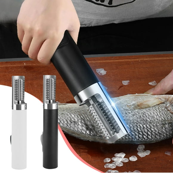 Jiaeri Electric Fish Scale Remover,Portable Automatic Fish Scaler,Rechargeable Fish Cleaner Tool,Powerful Fish Scraper for Kitchen,USB Powered De-Scaler for Home Fishing
