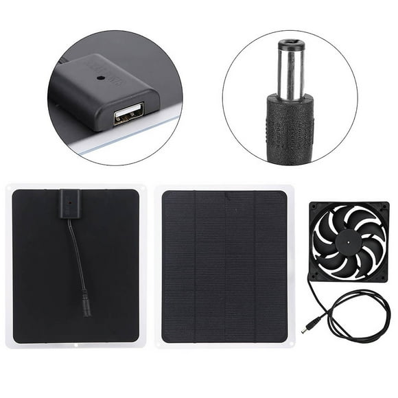 Practical USB Convenient Solar Panel Fan, Solar Panels, for Greenhouse Pet House