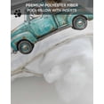 thumbnail image 7 of Turquoise Truck Dog Outdoor Head Resting Pillows with Insert Dog Claws Wood Grain Vintage Farmhouse 2 Pack Waterproof Lumbar Pillows with Adjustable Strap for Patio Recliner Beach Chair, 11"x16", 7 of 7