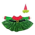 thumbnail image 2 of AZXY Christmas Porch Goose Outfit, 23" Fade‑Proof Wear for Porch Goose, Goose Clothes for Cement Goose, Goose Clothing for Goose Statue,Winter Xmas Decor for Yard Lawn Front Porch Patio Garden, 2 of 8