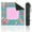 Color-3, variant on Mahjong Mat 31.5" x 31.5" Floral Border Bees Butterflies Bright Colors Anti-Slip and Noise Reduction Symmetry Design Mahjong Tiles Table Cover for Dominoes Poker Card Board and Tile Games