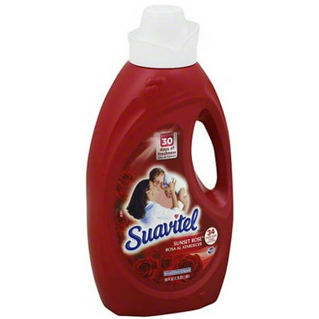 Suavitel Aroma Sensations Sunset Rose Fabric Conditioner, 56 oz