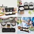 thumbnail image 1 of Tarro de condimentos, recipiente para especias con tapas y cucharas, botes de condimentos de vidrio transparente de 8 oz, caja de condimentos, recipiente para sal, azucarero, jue, 1 of 1