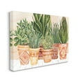 thumbnail image 3 of Stupell Industries Indoor Plant Scene Boho Pattern Pots Living Room, 30 x 24,Design by Cindy Jacobs, 3 of 5