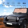 thumbnail image 5 of Kdxio Snake Print Front Windshield Sun Shade,Folding Auto Sunshade for Car Truck SUV-Small, 5 of 7