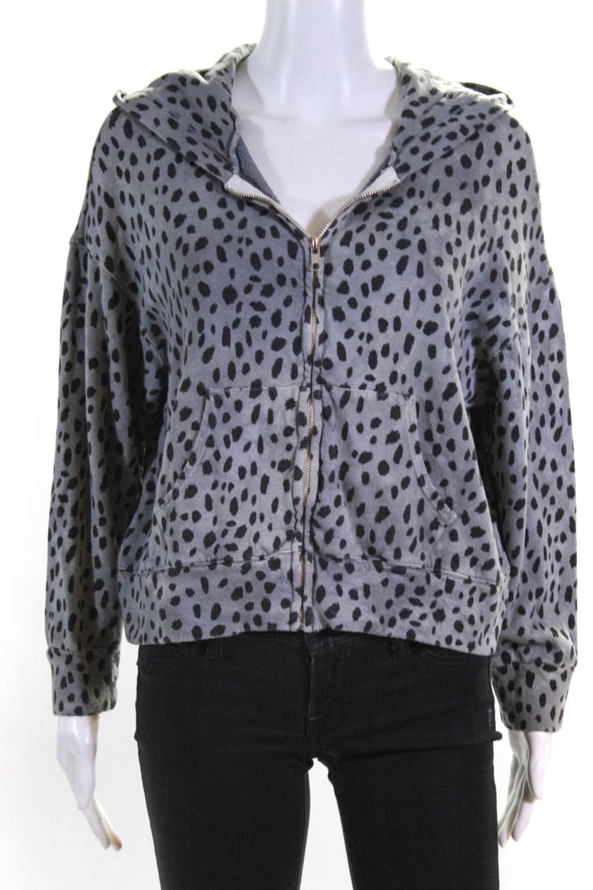 Pre-owned|MONROW Womens Cheetah Print 