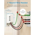 thumbnail image 2 of Interruptor de luz inteligente Meross de 3 vías compatible con Apple Homekit, 2 of 9