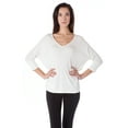 thumbnail image 3 of Bat Wing 3/4 Sleeve V Neck Top, 3 of 3