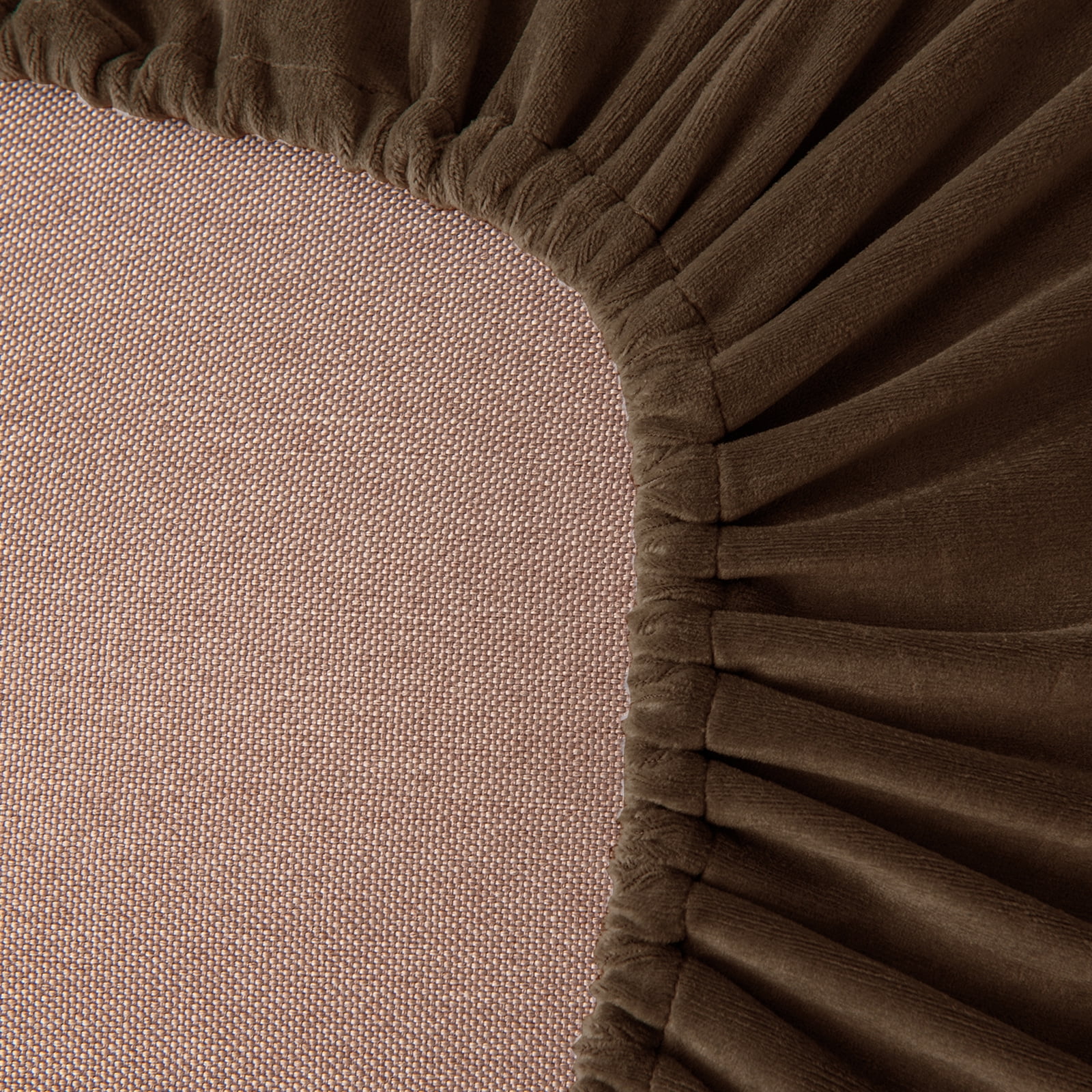 CJC Armchair Sofa Cover for 2-Seater, 5-Piece Velvet Couch Slipcover with Separate Backrest and Cushion Cover, 9 Colors