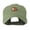 Olive, variant on Hawk Head Mascot Embroidered Cap - Khaki OSFM