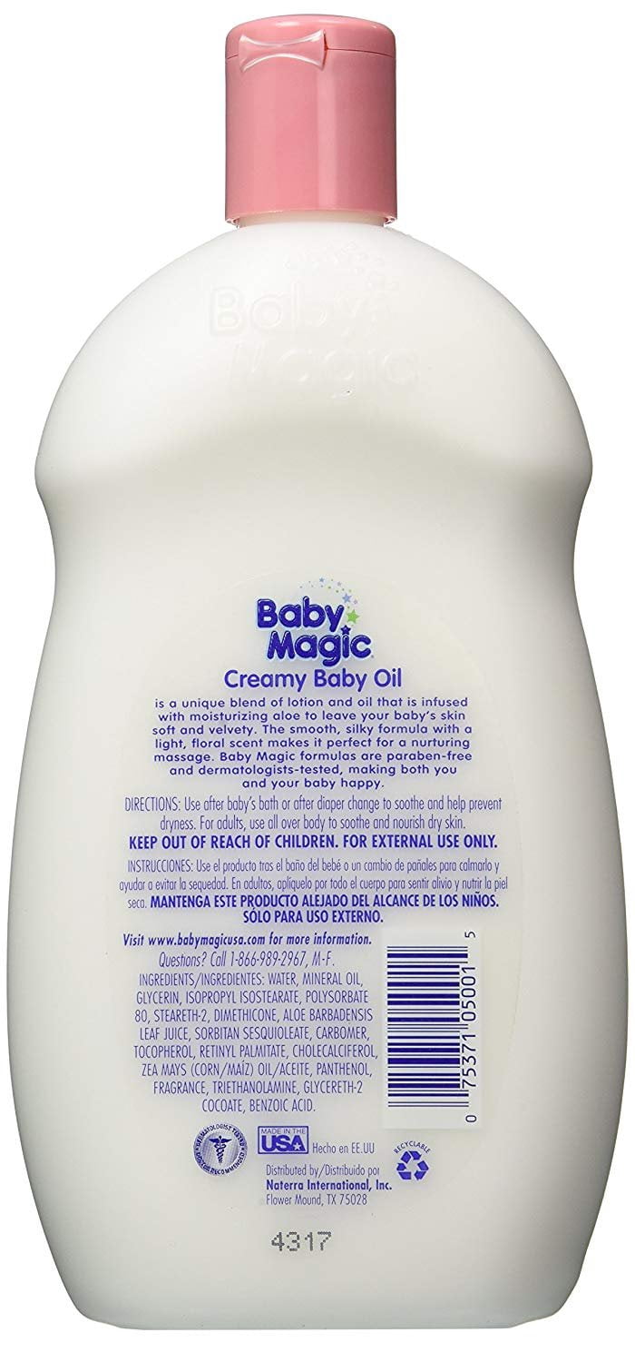 baby magic creamy baby oil