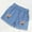 Blue, variant on OGLCCG Little Girls Jean Shorts Elastic Waist Baggy Denim Shorts for Teen Girls Cartoon Graphic Summer Loose Fit Cotton Shorts 2-11 Years