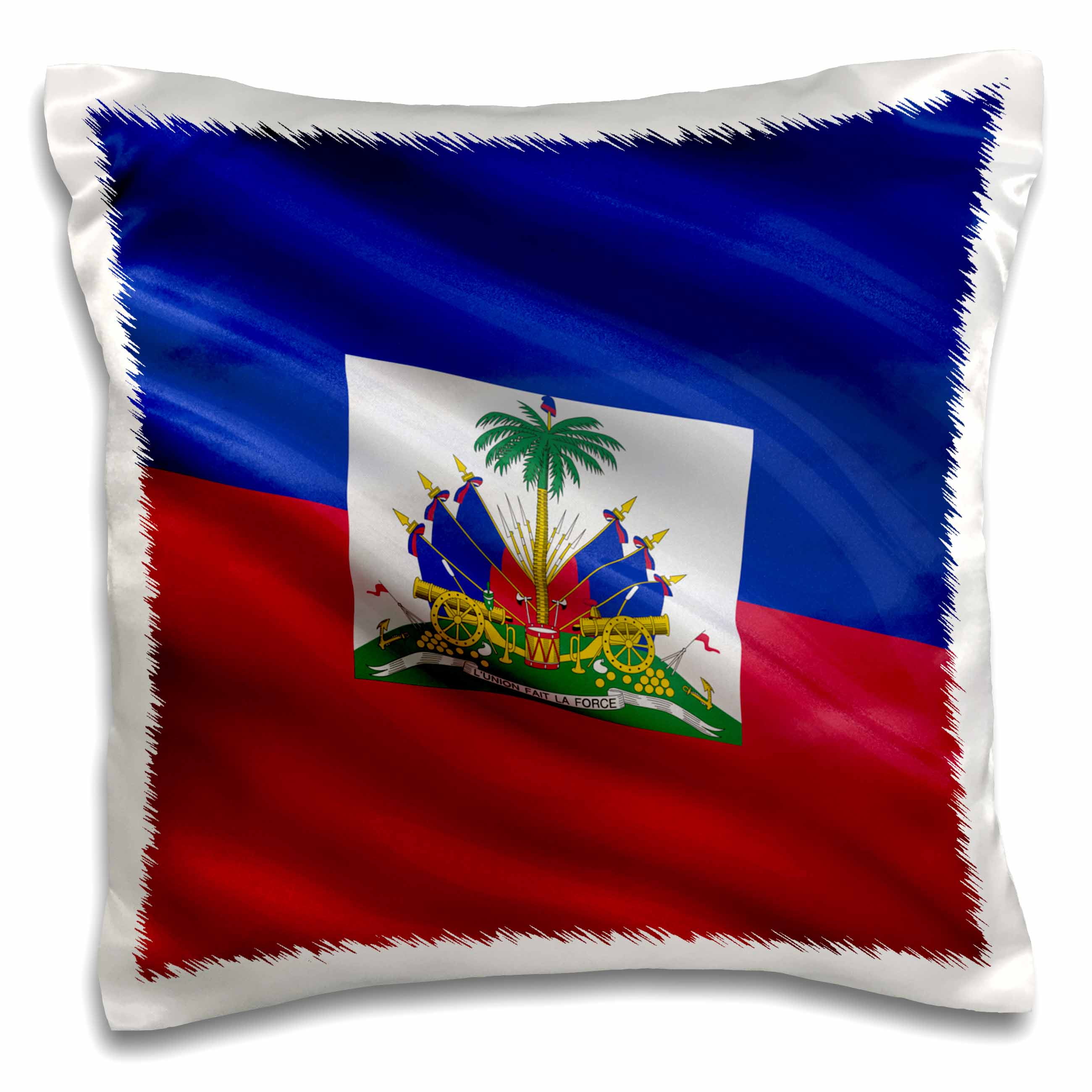 3dRose I Love Barbados Pillow Case 16 x 16