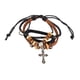 thumbnail image 2 of Para Pulsera de Cuentas Cruzadas de Cuero Ajustables para la Banda de la Banda Mi 5/6 de Moda Talla de Moda, 2 of 7