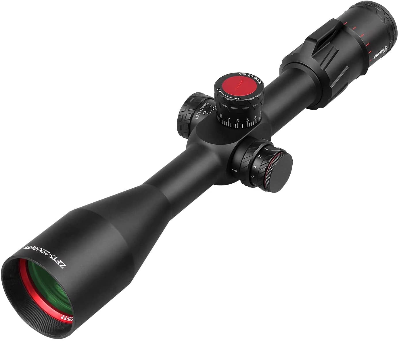 ZT 5-25x50 FFP First Focal Plane (FFP) Scope with Red/Green Illuminated Reticle