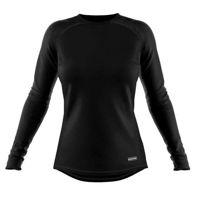 BLACKSTRAP Women's Pinnacle Crew Baselayer Top Black, S