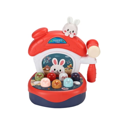 

Famure Whack A Hole Hammer Toy-mini Electronic Interactive Hammering Pounding Games-Whack Game moles-mini Arcade Toy Fun music Educational Toy Gift for Toddlers Boys and Girls