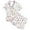 White, variant on HNMKIU Girls Printed Short Sleeve Button Down Pajama Set with Matching Shorts Comfortable Sleepwear Outfit Light Pink,6-7 Years