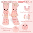 thumbnail image 2 of Easter Bunny Socks with Magnetic Holding Hands, Crazy Socks for Women, Funny Gifts for Easter Basket Stuffers, 2 of 5