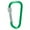 Green, variant on West Coast Paracord Locking Metal Carabiners - Multiple Colors and Pack Sizes