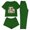 Green women cow print pajama set a6, variant on sdhkgrrt Women's 3 Piece Pajama Set Short Sleeve Round Neck Top Matching Shorts Long Pants Cute Cow Printed Casual Lounge Outfit Soft Sleepwear Comfy Tracksuit, Black 2XL
