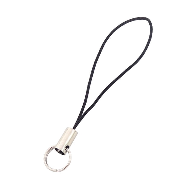 MasteelfCA 100Pcs Simple Fashion Cell Phone Lanyard Men And Women General Short Wrist Rope Digital Camera Self Timer Lever Short Lanyard (Black)