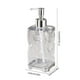 thumbnail image 3 of Botella dispensadora de jabón de manos de 450 ml | Bomba de plástico rellenable | Envase multiusos para loción, champú y gel de ducha | Lavamanos para encimera de baño y cocina | Blanco, negro,, 3 of 6