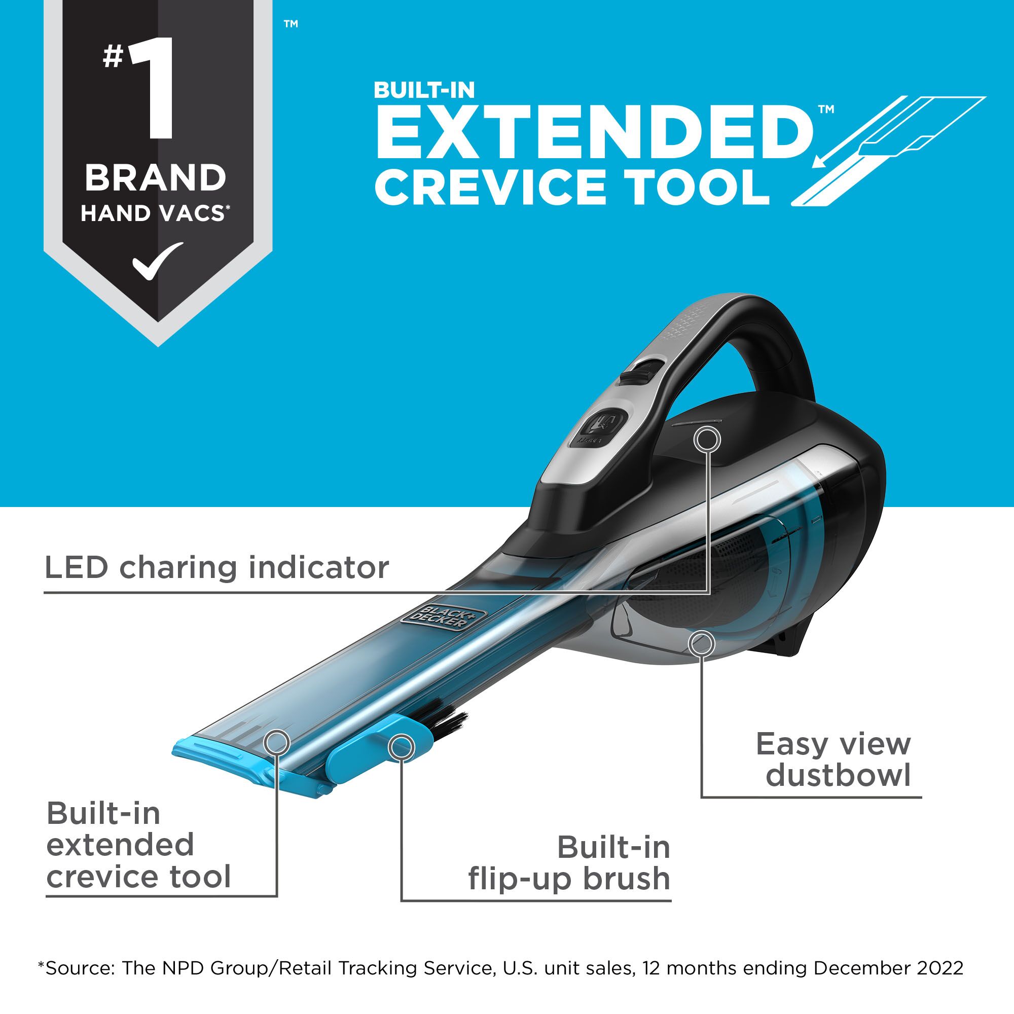 BLACK+DECKER Dustbuster Detailer Cordless Handheld Vacuum photo 5