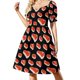 thumbnail image 4 of Vestido de manga corta de carne, vestidos de noche de lujo , vestidos de baile, vestidos de novia para mujer, vestido de mujer., 4 of 8
