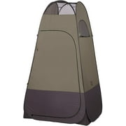 Pop Up Shower Tent with Mesh Window, Portable Toilet Privacy Tent, 6.9 FT, Removable Rain Cover/UPF 50+